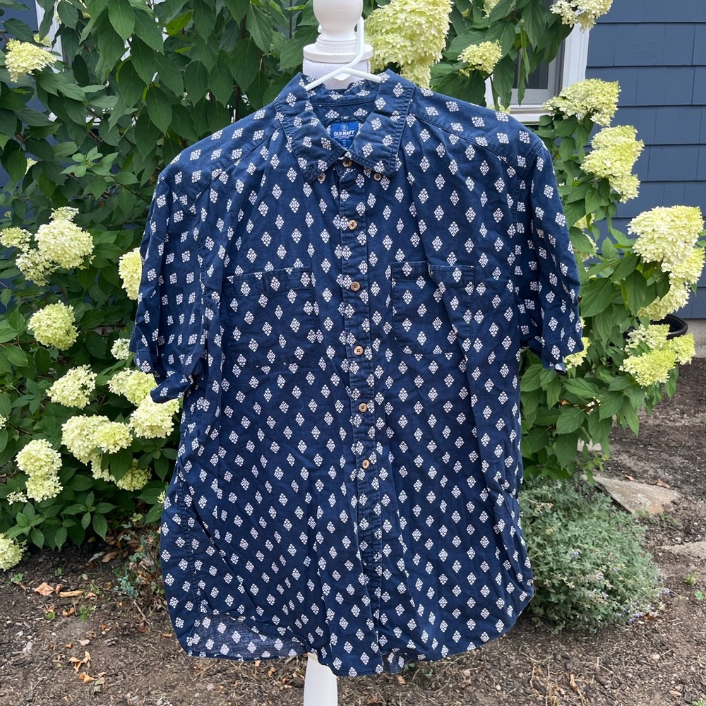 Mens ss button down